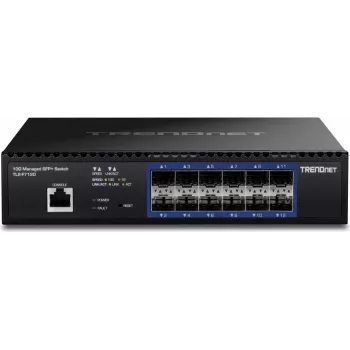 TRENDnet TL2-F7120 - pārvaldāms slēdzis - 12 x 10 Gigabit SFP+ - montējams statīvā - TAA atbilstošs (TL2-F7120)