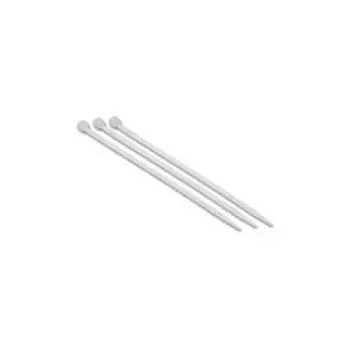 Synergy 21 ALLNET 19inchzbh. Kabeļu saites L160xW2.6mm 100 iepakojums Caurspīdīgas
