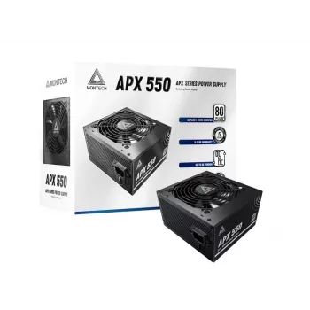 Montech APX550 barošanas bloks 550 W 20+4 pin ATX ATX Melns