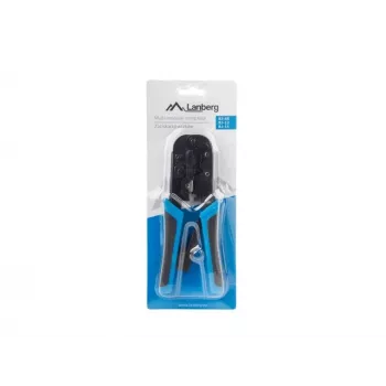 Krimperis LANBERG NT-0201 RJ-45 savienotājiem, 180 mm, 315 g, melns/zils
