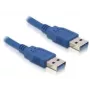 USB kabelis DeLOCK USB 3.0-A vīriešu/vīriešu - 1m