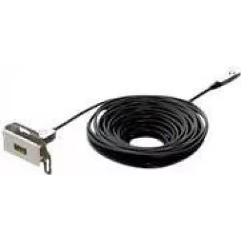 HDMI kabelis Kindermann Konnect design click 20 m — Hybrid Copper Carbon Active Optical, 4K 60Hz