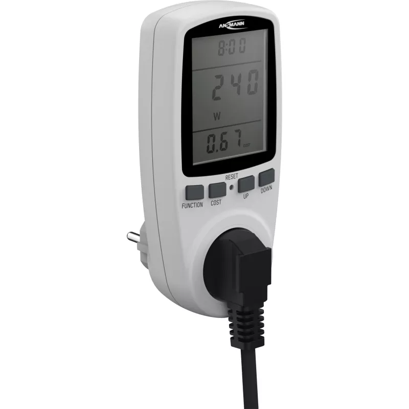 Enerģijas patēriņa mērītājs ANSMANN APM2 120-0007 ar LCD displeju