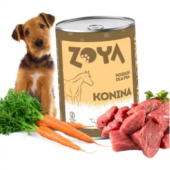 ZOYA Horse - mitrā suņu barība - 400g