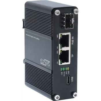 PoE sadalītājs Exsys EX-60328, 12V 1A izeja ne-PoE ierīcēm