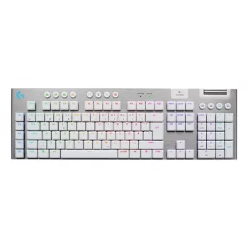 Logitech G915 X LIGHTSPEED bezvadu mehāniskā tastatūra, balta, EMEA