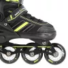 Nils Extreme NH18191 2IN1 Inline Skates MELNI/Laima IZM. L (39-43) Ar Maināmiem Hokeja Slidām