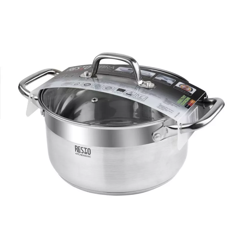 Resto Kitchenware Libra 4.6 L apaļš nerūsējošā tērauda katls
