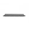 Lanberg PPU5-0024-B - 24 portu RJ-45 Cat5e sadales panelis - melns - metāls - 19 inch 0.5U