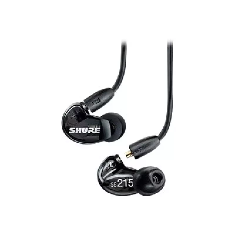 Shure SE215 austiņas, melnas