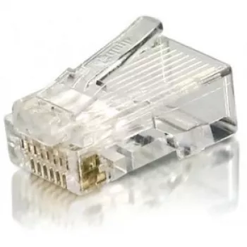 EQUIP Cat.6 RJ45 spraudnis caurspīdīgs 121143 – 100 gab.