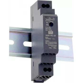 MEAN WELL DDR-15G-3.3 barošanas avots 15W DIN sliedei 3.3V 3.5A