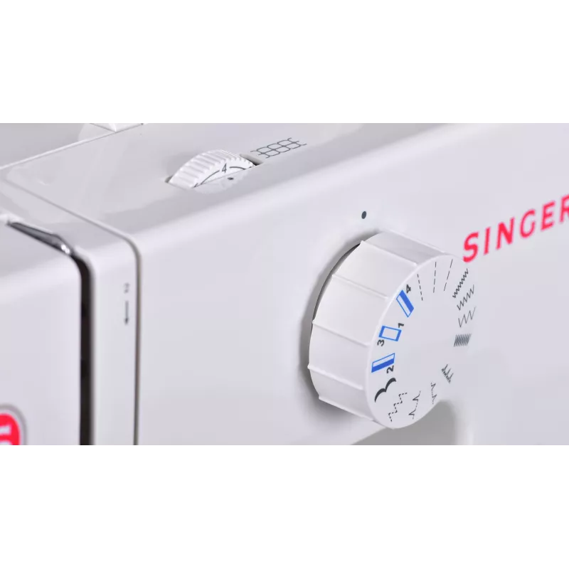 Singer Promise 1408 šujmašīna, 8 šuvju veidi, 1 pogcaurums, balta