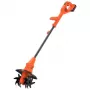 Black & Decker BETL1820L-QW elektriskais mini frēzētājs ar akumulatoru