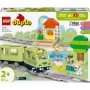 Vilciena komplekts LEGO DUPLO Interaktīvā piedzīvojumu dzelzceļš 10427, 57 gabali, 2 minifigūras, vecumam no 2+ gadiem