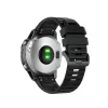 Silicone siksniņa 22mm Garmin QuickFit FIXED — melna