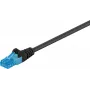 Goobay 55410 tīkla kabelis 5 m Cat6a U/UTP melns (55410)