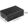 INTER-TECH ODS-739 korpuss Raspberry Pi 5 — kompakts dizains