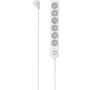Hama Pagarinātājs, 6 kontaktligzdas, Slēdzis, 1,4 m, Balts (00116078)
