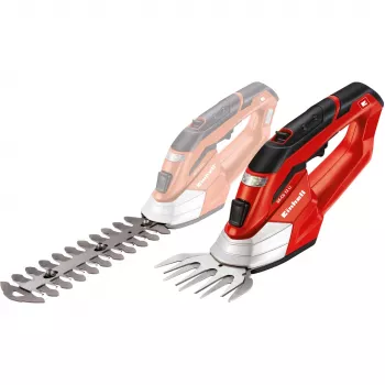 Einhell GE-CG 12 Li bezvadu zāles šķēres 12 V Litija-jonu (Li-Ion) Melna, Sarkana, Sudraba
