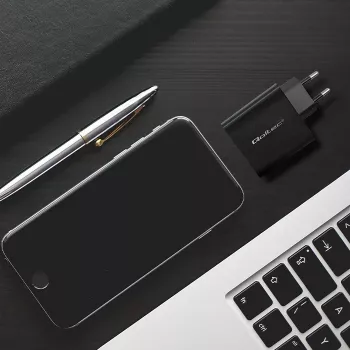 Lādētājs QOLTEC Super Quick PD 65W USB‑C Power Delivery 5–20V, 1x USB‑C, USB PD 3.0, C tipa kontaktdakša, 65 W