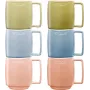 6 keramikas krūzīšu komplekts Staub Multicolor 350 ml