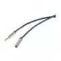 Audio kabelis ShiverPeaks 30808-MHQ-SLIM 3.5 mm stereo, 5,0 m