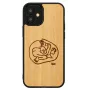 Aizsargmaciņš Man and Wood iPhone 12 mini ar bērnu zivju dizainu