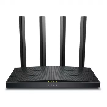 TP-Link Archer AX17 bezvadu maršrutētājs Gigabit Ethernet divjoslu (2.4 GHz / 5 GHz) Melns
