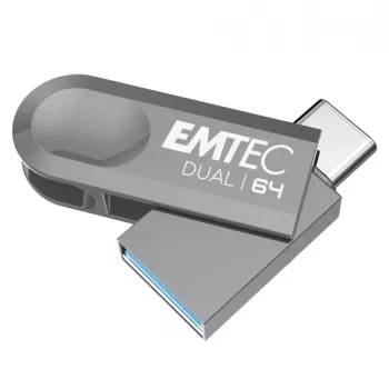 USB zibatmiņa Emtec 64 GB USB Type-A USB Type-C D280