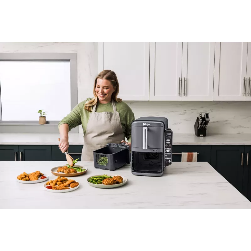 Ninja Double Stack XL Gaisa Frizieris 2 nodalījumi ar temperatūras zondi SmartCook 9.5 L SL451EU