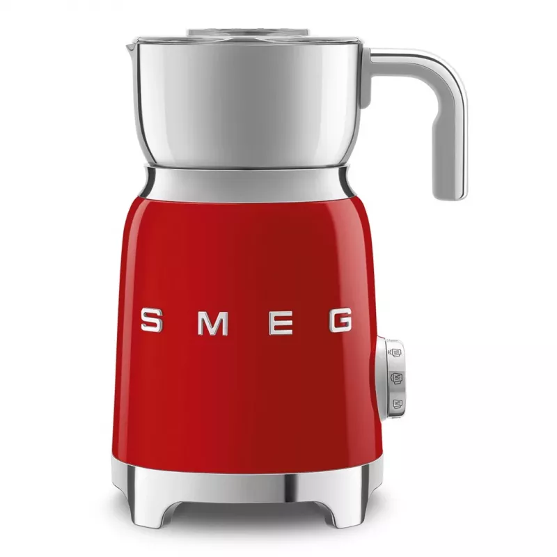 Smeg 50's Style MFF11RDEU Sarkanā automātiskais piena putotājs un sildītājs