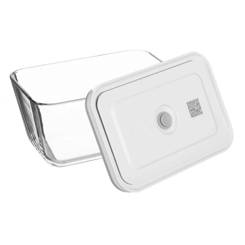 Pārtikas uzglabāšanas kārbu komplekts ZWILLING FRESH & SAVE taisnstūra stikls/plastmasa 3 gab., 0,35/0,75/1,6 L, hermētisks, mikroviļņu/cepeškrāsns/ledusskapis drošs