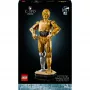LEGO būvējama figūra Star Wars C-3PO modelis 75398 — 1138 gab., 380 mm displeja kolekcionējams
