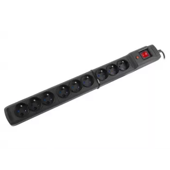 Pārsprieguma aizsargs Armac M9/15/CZ Melns 9 AC kontaktligzdas 250V 1.5m