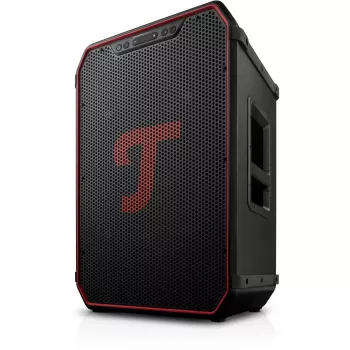 Teufel ROCKSTER NEO bezvadu Bluetooth skaļrunis melns sarkans (107001830)