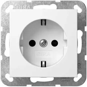GIRA SH System 55 Schuko kontaktligzda Reinweiß 445327