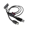 Akasa Flexstor eSATA kabelis 6,40 cm (2,5 inch) SATA cietajiem diskiem un SSD (AK-CBSA03-80BK)