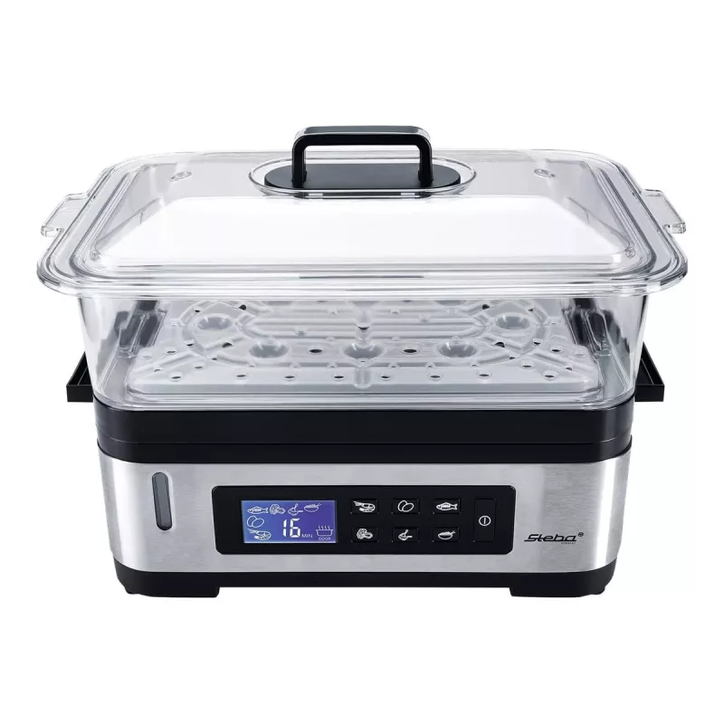 STEBA DG 2 tvaika katls (1200 W, Nerūsējošais tērauds / Melns) (05.22.00)