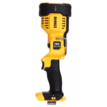 Piekarināma darba lampa DeWalt DCL043-XJ, LED 1000 lm, 3 spuldzes, 90° stars, dzeltena/melna