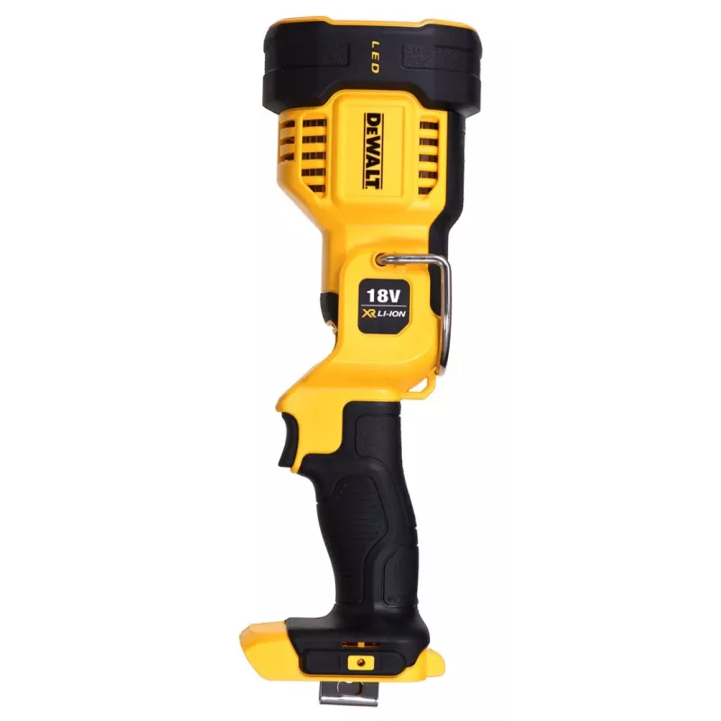 Piekarināma darba lampa DeWalt DCL043-XJ, LED 1000 lm, 3 spuldzes, 90° stars, dzeltena/melna