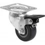 Ritenis 50 mm Roadinger 30004016 pelēks ar bremzi