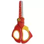 Šķēres bērniem WEDO 73 6001, kancelejas/rokdarbu šķēres, taisns griezums, 130 mm, sarkani-dzeltenas