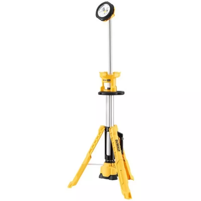 Brīvi stāvoša darba lampa DeWalt DCL079-XJ LED 3000 lm, pārnēsājama, melna/dzeltena, bezvadu, 11 h darbības laiks