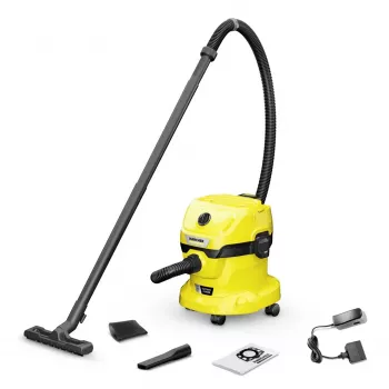 Kärcher WD 2-18 12 L Mucasūcējs Slapjšauss 225 W Putekļu maiss