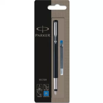 Pildspalva Parker Vector Black