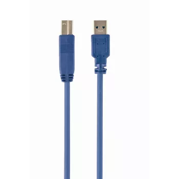 Gembird USB 3.0 kabelis - USB A (tēviņš) uz USB B (tēviņš) - 1,8 m - zils