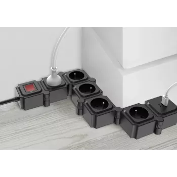TB Energy pagarinātājs ar 1,5 m kabeli