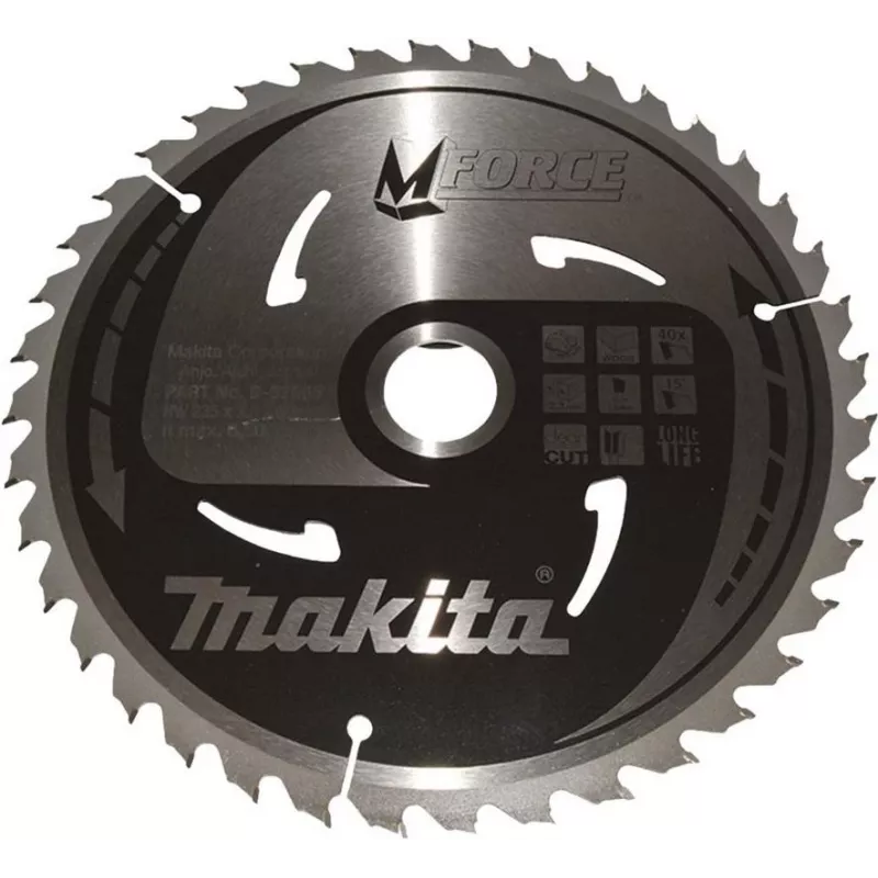 Makita M-Force ripzāģa asmens kokam - 235 mm - 40 zobi (B-32085)
