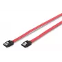 Assmann SATA savienojuma kabelis, L-veida, ar fiksatoru, sievišķais/sievišķais, 0.5m, taisns, SATA II/III, UL (AK-400102-005-R)